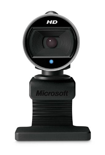 LifeCam Cinema Webcam for Business - Black with built-in noise cancelling Microphone, Light Correction, USB Connectivity, for video calling on Teams/Zoom, Windows 8/10/11