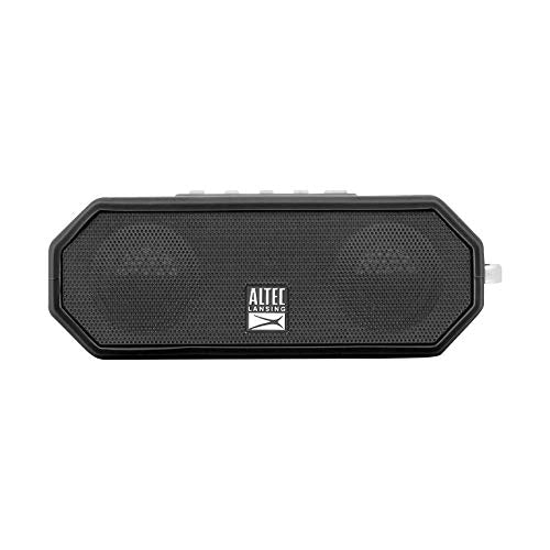 Jacket H2O 4 - Waterproof Bluetooth Speaker, Durable & Portable Speaker with Voice Assistant, 10 Hour Battery Life & 100 Foot Range, Black