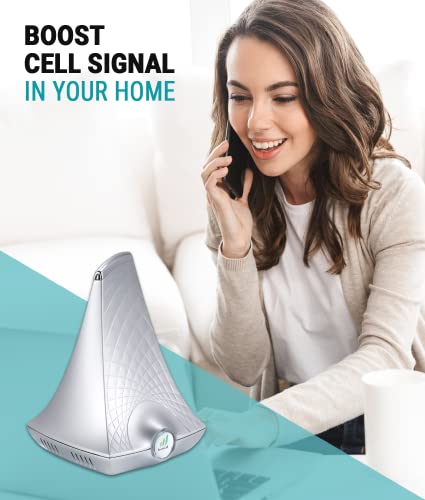 Flare 3.0 Cell Signal Booster for Home & Office up to 3500 sq ft, Boosts 5G/4G LTE, Yagi Outdoor Antenna, Multi-User All Carrier, Verizon AT&T Sprint T-Mobile, FCC Approved, USA Company