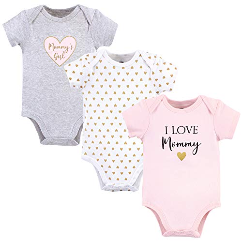 Unisex  Cotton Bodysuits Girl Mommy, 0-3 Months