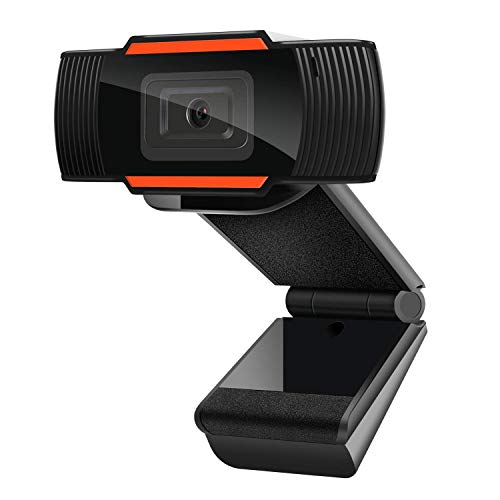 Webcam 1080P Full HD Auto Focus Web Camera with Microphone Widescreen USB Computer Camera for PC Laptop Desktop Mac Streaming Video Calling Recording Video Conference Online Teaching Business Gaming