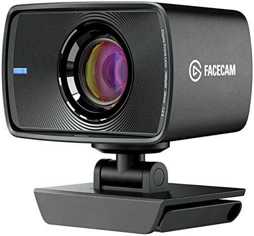 Facecam - 1080p60 True Full HD Webcam for Live Streaming, Gaming, Video Calls, Sony Sensor, Advanced Light Correction, DSLR Style Control, works with OBS, Zoom, Teams, and more, for PC/Mac