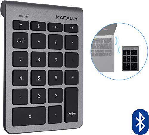 Bluetooth Number Pad for Laptop - Wireless Numeric Keypad - 35-Key Numeric Keypad for Data Entry, Numpad Compatible with MacBook, iPad, iPhone, iOS, Laptop, Windows, Android