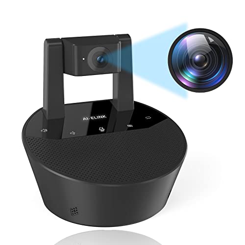 3 in 1 Video Audio Conference Device with 1080P Camera, Microphone, Speaker, Wide Angle 90 Webcam, Video Audio Conferencing System Works with PC/Mac/Laptop/MacBook/Tablet