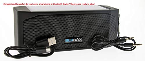 Wireless Solar Bluetooth Speaker for iOS, Androids, All Phones, Tablets, Computers (Black)