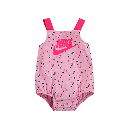 Infant Girls' Futura Polka Dot Bubble Romper (Hyper Pink/Pink, 6 Months, 6_Months)