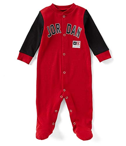 Infant/Toddler Printed Footed Coverall (Gym Red(555302-R78)/Black, 3 Months)