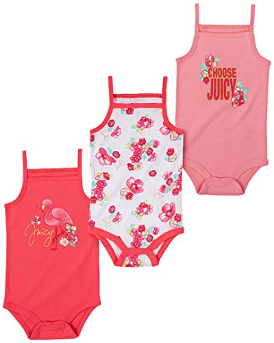 Girls 3Pk Bodysuits, 0/3M