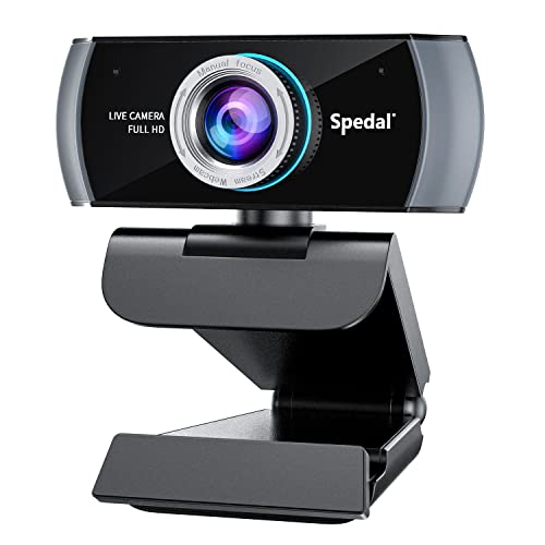 Hd Webcam 1080p with Microphone, Stream Camera with Software for Desktop, Computer, PC, Mac, Laptop Video Conferencing, Recording and Streaming, Plug and Play with Xbox, Zoom, Skype