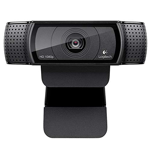 1080P high-Definition Webcam with Dual Microphones, C920 Webcam for Gaming Meetings, Portable or Desktop Webcam, USB Computer Camera, Free Drive Installation and Fast autofocus