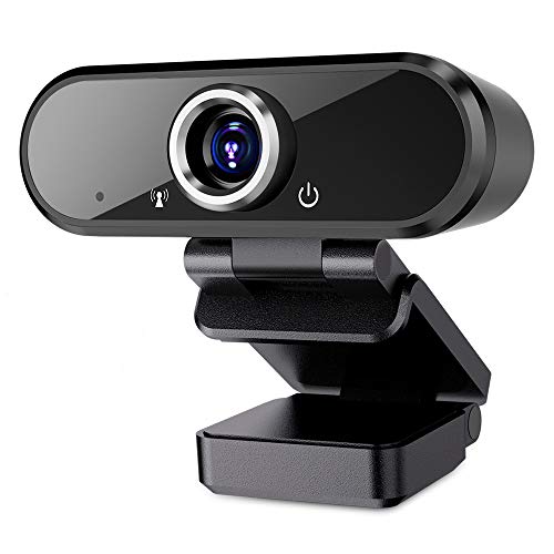 Webcam with Microphone, 1080P Full HD Webcam Streaming Computer Web Camera for Video Calling Conferencing Recording, USB Webcams for PC Laptop Desktop