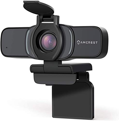 1080P Webcam with Microphone & Privacy Cover, Web Cam USB Camera, Computer HD Streaming Webcam for PC Desktop & Laptop w/ Mic, Wide Angle Lens & Large Sensor for Superior Low Light (AWC201-B)