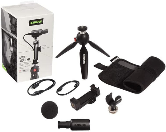 MV88+ Video Kit with Digital Stereo Condenser Microphone for Apple iOS, Android & Desktop Compatible - Apple MFi