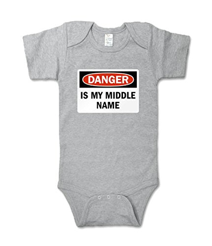 Danger is My Middle Name  Shirt  0-3 Months