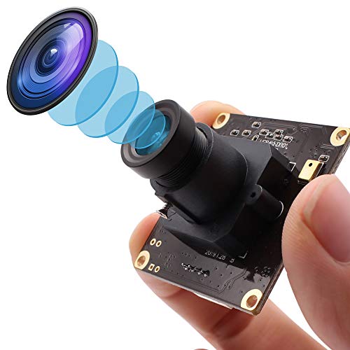 4K USB Camera USB Webcam Mini Camera Module,Wide Angle USB with Cameras Full HD 2160P USB Camera,170 Degree Fisheye Lens 4K Camera USB with Sony IMX317,UVC Support,Plug&Play for Windows,Android,Mac