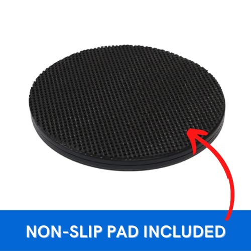 10 inch Heavy Duty Swivel - 360 Rotation Utility Lazy Susan Base for TV's, Monitors, Laptops, Tablets, Stereos, and More