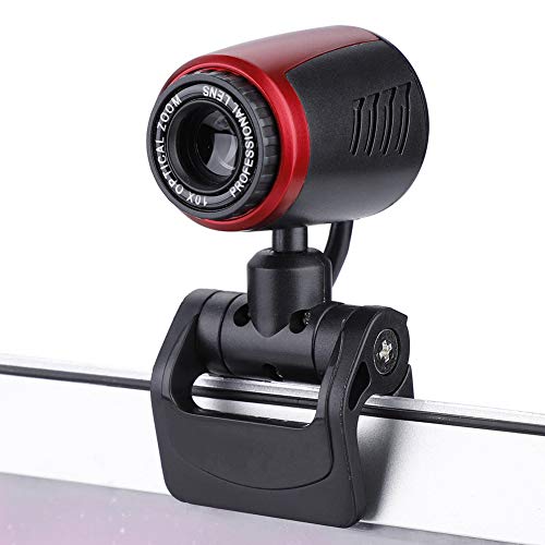 USB2.0 Video Camera with MIC 16MP HD Webcam Web Camera Cam Glass Lens 360 Degree Mini Web Camera for Computer PC Desktop Laptop Support Video