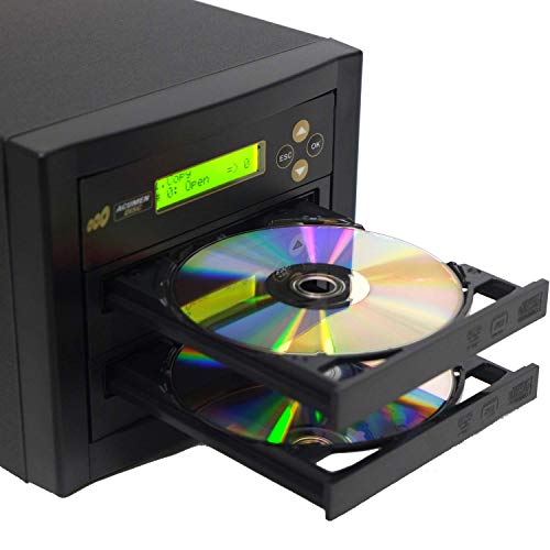 1 to 1 Dual Layer Copy Easy CD DVD Duplicator Writer Copier Tower