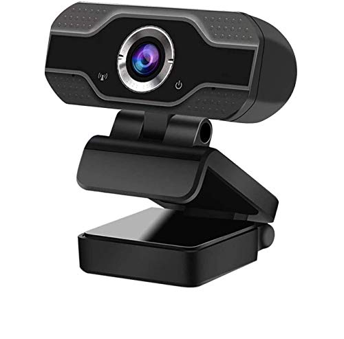 HD Webcam with Microphone, 1080P Webcam Streaming for PC Laptop Desktop Video Calling,Conferencing with Flexible Rotatable Clip