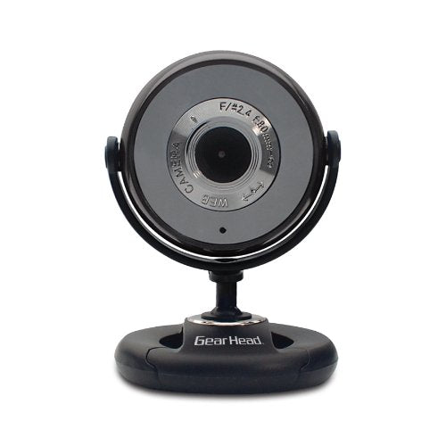 USB 2.0 1.3 MP WEBCAM PRO with Snapshot and Microphone (WC740i-CP10),Black