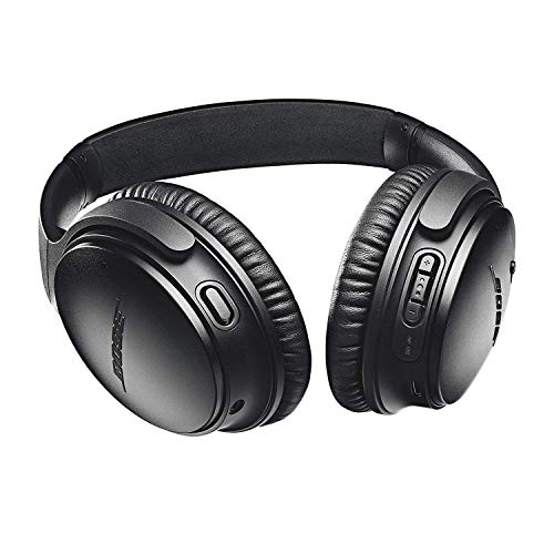 QuietComfort 35 (Series II) Wireless Headphones, Noise Cancelling, Voice Control - Black - Worldwide Version (Renewed)