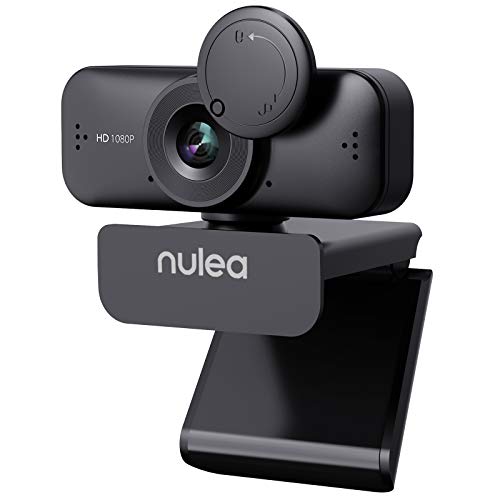 HD Webcam 1080P with Microphone for PC/Laptop Camera, Computer USB Camera with Privacy Cover for Video Calling, Online Classes, Conference, Works with skype, Zoom, Facetime