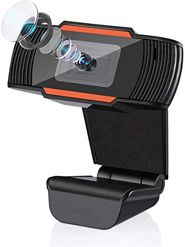 Webcam with Microphone, HD 1080P USB Camera for Computer, Computer Streaming Webcam for PC Desktop & Laptop Plug and Play, Conference, Study, Video Calling, Skype, YouTube, Facetime, Zoom.