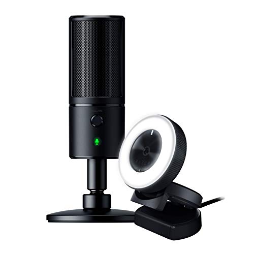 Seiren X USB Streaming Microphone and Kiyo Streaming Webcam