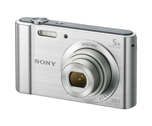 (DSCW800) 20.1 MP Digital Camera (Silver)