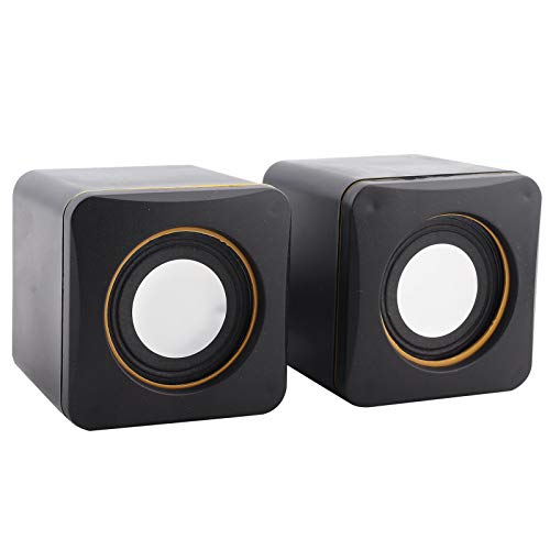 Computer Speakers for Desktop PC, Laptop, USB Powered External Stereo Speaker, Loud Volume, Rich Bass, 3.5 mm Audio Plug to Notebook, Desktop(#1)