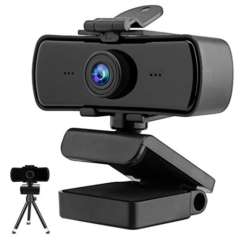 HD Webcam USB Webcam 1080p 30fps Web Cam Video Camera Clear Stereo Audio HD Light Correction Plug and Play for PC/Laptop/MacBook/Computer