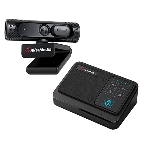 PW315 1080p HD Wide Angle Webcam + AS311 AI Speakerphone | WFH Audio and Video Plug & Play Setup for Conferences and Meetings