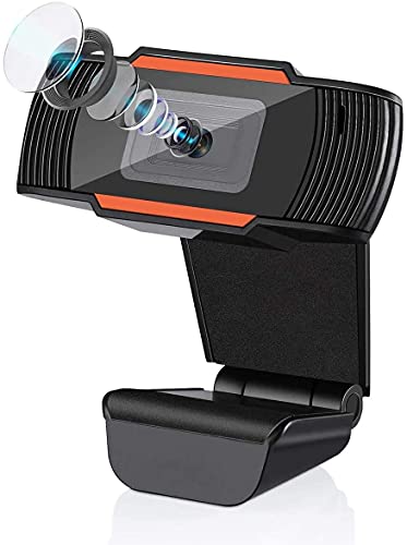 Webcam 1080P with Microphone, Autofocus 5 Megapixel Full HD 1080P USB Camera for Computer, Computer Streaming Webcam for PC Desktop & Laptop Plug and Play, Conference, Study, Video Calling