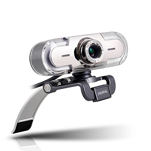Webcam 1080P Full HD PC Skype Camera, PA452 Web Cam with Microphone, Video Calling and Recording for Computer Laptop Desktop, Plug and Play USB Camera for YouTube, Compatible with Windows