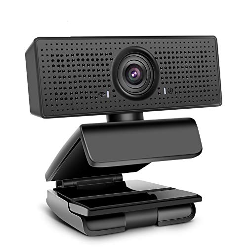 1080P Webcam with Microphone, USB 2.0 Desktop Laptop Computer Web Camera with Auto Light Correction, Plug and Play, for Windows Mac OS, for Video Streaming, Conference, Gaming, Online Classes