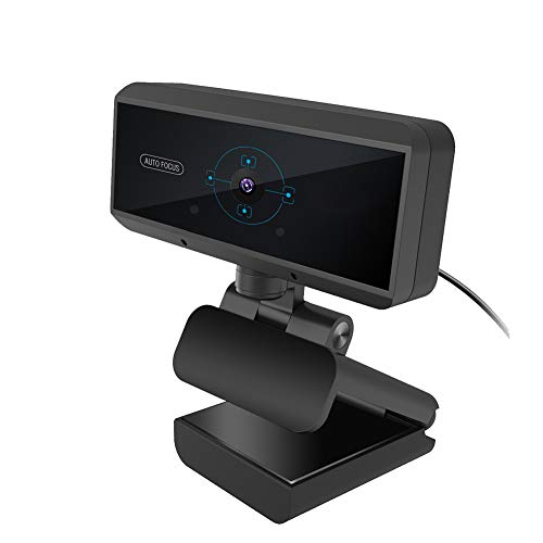 Web Camera with Microphone, 360-degree Rotatable 1080p HD Ultra-Wide-Angle USB Computer Camera with Built-in Microphone, Used for Meetings, Video Calls, Online Teaching, Live Broadcast