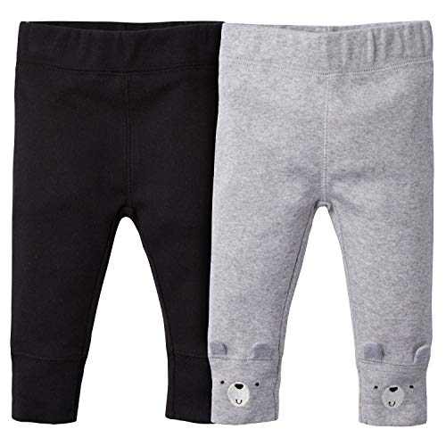 Baby Boys 2-Pack Pants, Hello Bear, 3-6 Months
