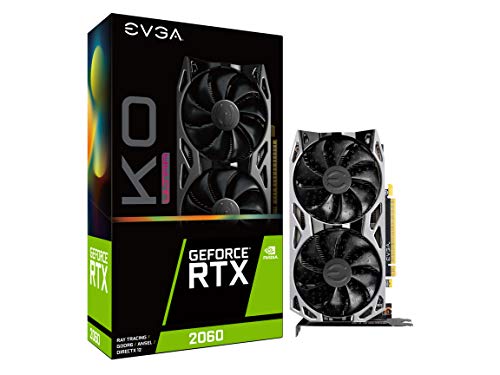 06G-P4-2068-KR GeForce RTX 2060 KO Ultra Gaming, 6GB GDDR6, Dual Fans, Metal Backplate