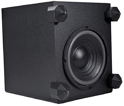 108247 Sound Wall Mount Speakers, Black & Banana Plugs, Gold