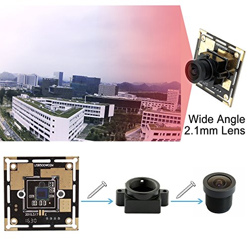 2.1mm Wide Angle Mjpeg 5megapixel Hd Camera USB for Industrial,Camera Module USB Machine Vision