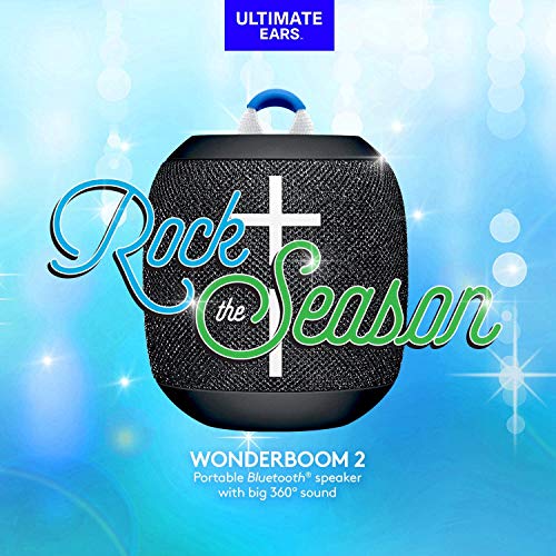 Ultimate Ears UE WONDERBOOM 2 Bluetooth Speaker - Wireless Boom Box Waterproof with Double-Up Connection (Non Retail Packaging) - (Deep Space)