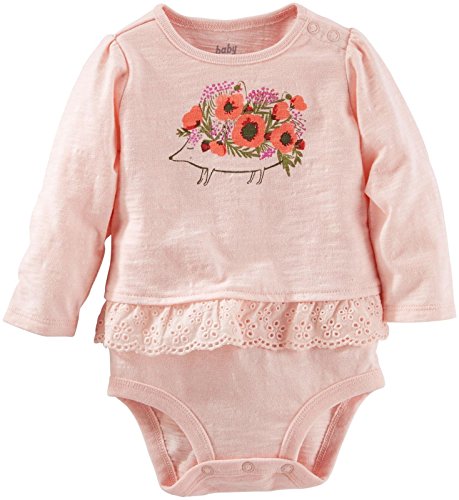 Baby Girls' Single Bodysuit 11523010, Pink, 3m
