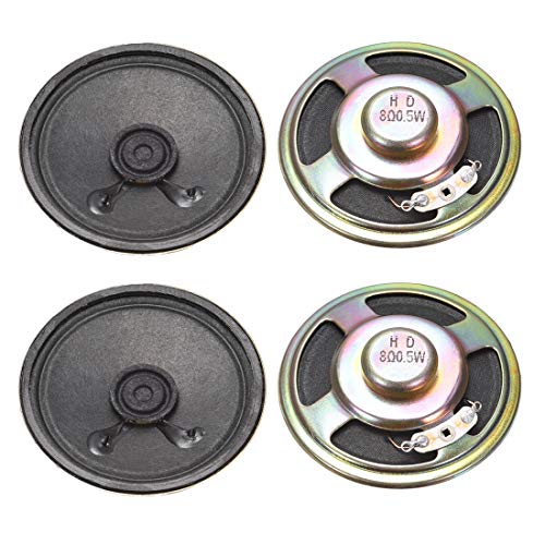 0.5W 8 Ohm DIY Magnetic Speaker 57mm Round Shape Replacement Loudspeaker for 4pcs