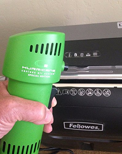 Best Canned Alternative - The O2 Hurricane 220+ MPH Industrial GREEN is an Inexpensive, Environment Friendly Alternative to Compressed /Computer Dusters. Equal to 1000+ cans