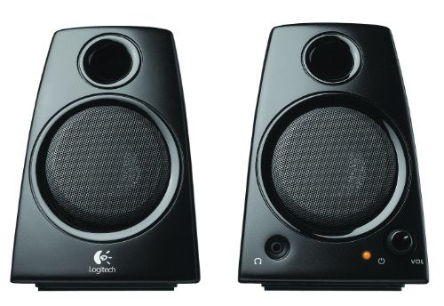 3.5mm Jack Compact Laptop Speakers, Black (Z130) & C270 Desktop or Laptop Webcam, HD 720p Widescreen for Video Calling and Recording