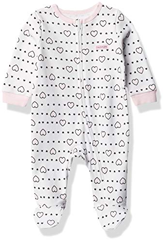 Girls' Coverall, Pale Pace/White/Obsidian Black, 6-9 Months