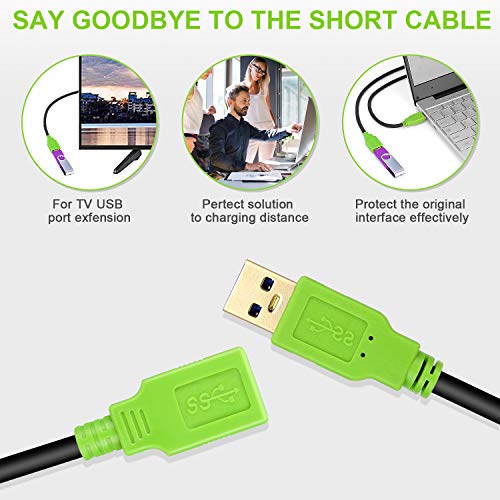 USB 3.0 Extension Cable 20ftUSB 3.0 Extension Cable - A-Male to A-Female for Printer,Playstation, Xbox,USB Flash Drive,Card Reader, Hard Drive, KeyboardCard Reader, Hard Drive,