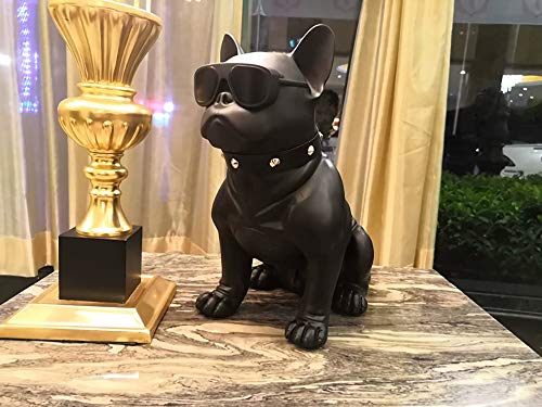 Bluetooth Speakers French Bulldog Art Bluetooth Speakers, Portable Bluetooth Speakers, Suitable for Mobile Phones, Laptop, Tablets, TV Bluetooth Speakers (Large, Black 12.99, 13.18, 7.36in)