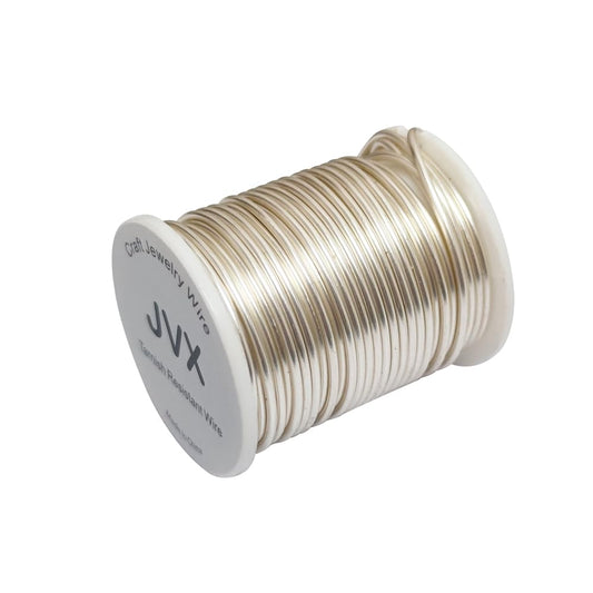 26 Gauge Silver Jewelry Beading Wire 30 Yards Tarnish Resistant