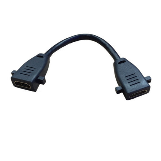 0.5ft High Speed HDMI Female to Female Panel Mount Adapter Cable HDMI Keystone Jack Support 4K 1080P 3D for HDTV PS4 Xbox Projectors Laptop Monitor